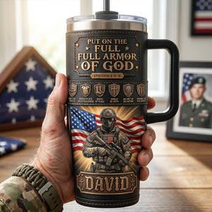 USA Armor Of God Tumbler - Personalized Gifts For Patriots 06PADT300526-Homacus
