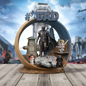 The Cosmic Energy Dad Acrylic Plaque - Personalized Gifts For Father 03QHTN250425-Homacus
