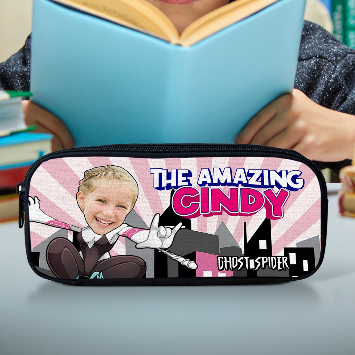 Personalized Gifts For Kid Girl Pencil Case Custom Face Kid 02xqpu170724-Homacus