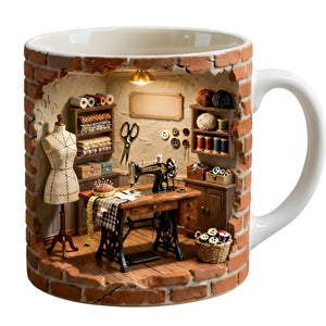 Sewing Coffee Mug - Personalized Gifts For Sewing Lovers 03hytn220126-Homacus