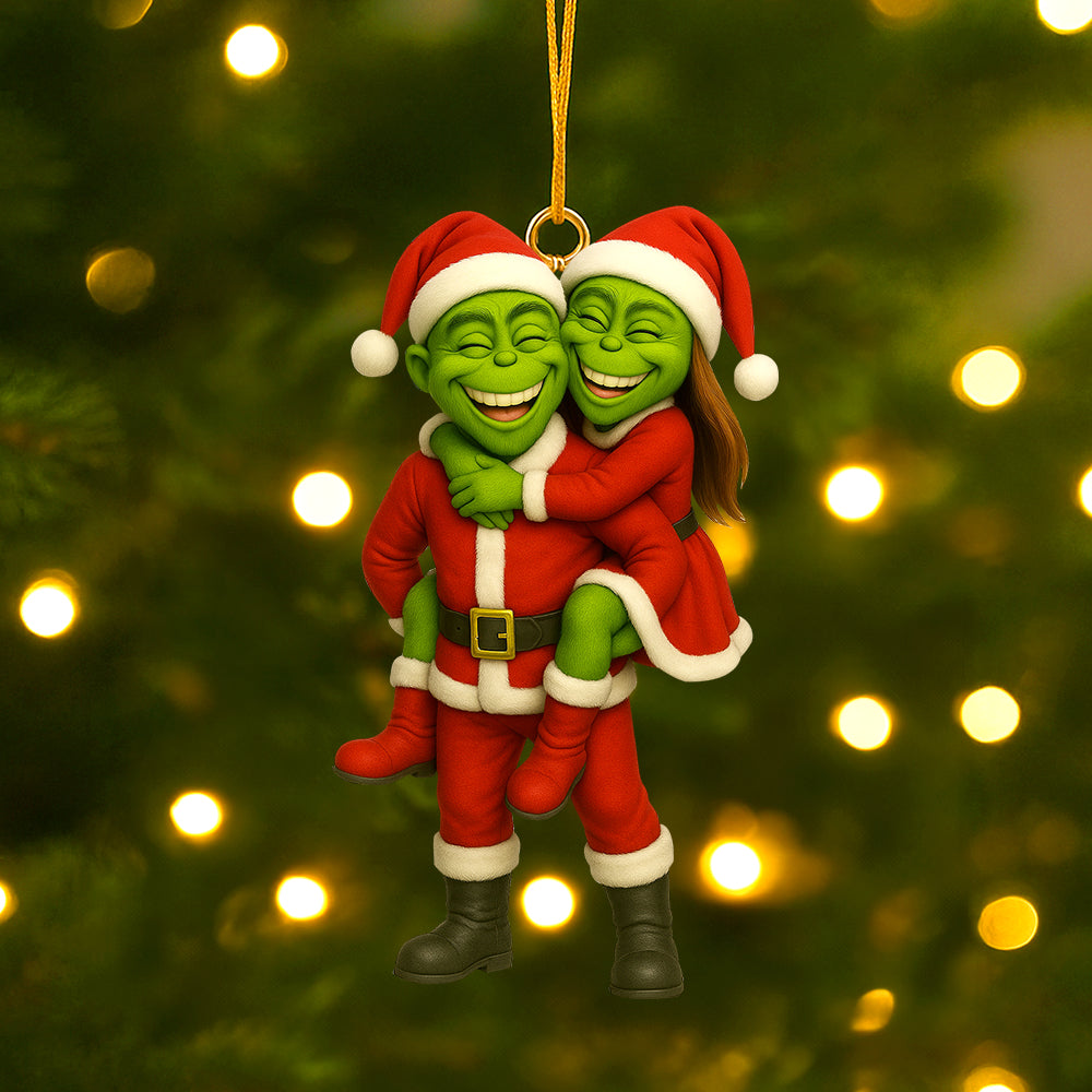 Funny Custom Photo Gifts For Family Christmas Acrylic Ornament 03ohtn200825-Homacus