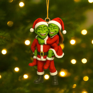 Funny Custom Photo Gifts For Family Christmas Acrylic Ornament 03ohtn200825-Homacus