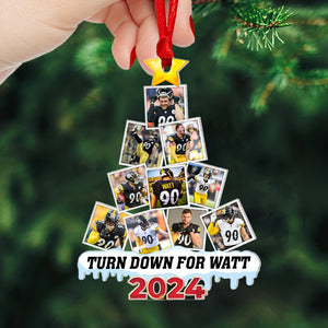 Custom Photo Gifts For American Football Fans, Ornament 05DGPU120824 ct141124-Homacus