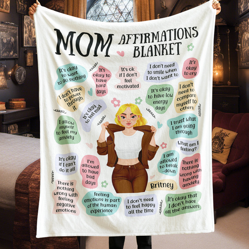 Personalized Gifts For Mom Blanket Cool Mom 01KADT301224PA-Homacus