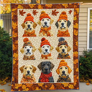 Labrador Retriever Dog Christmas Quilt Bed Set Gifts For Dog Lovers 02HUDT051124-Homacus