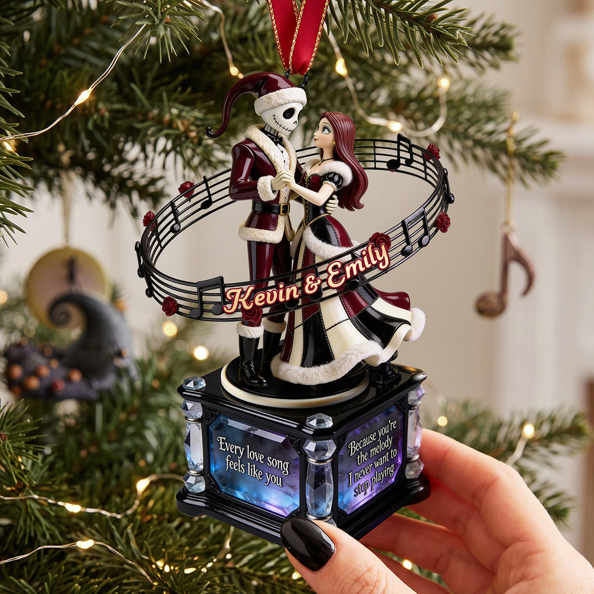 Eternal Choir Of Love Acrylic Ornament - Personalized Christmas Gifts For Couples 03tota110826-Homacus