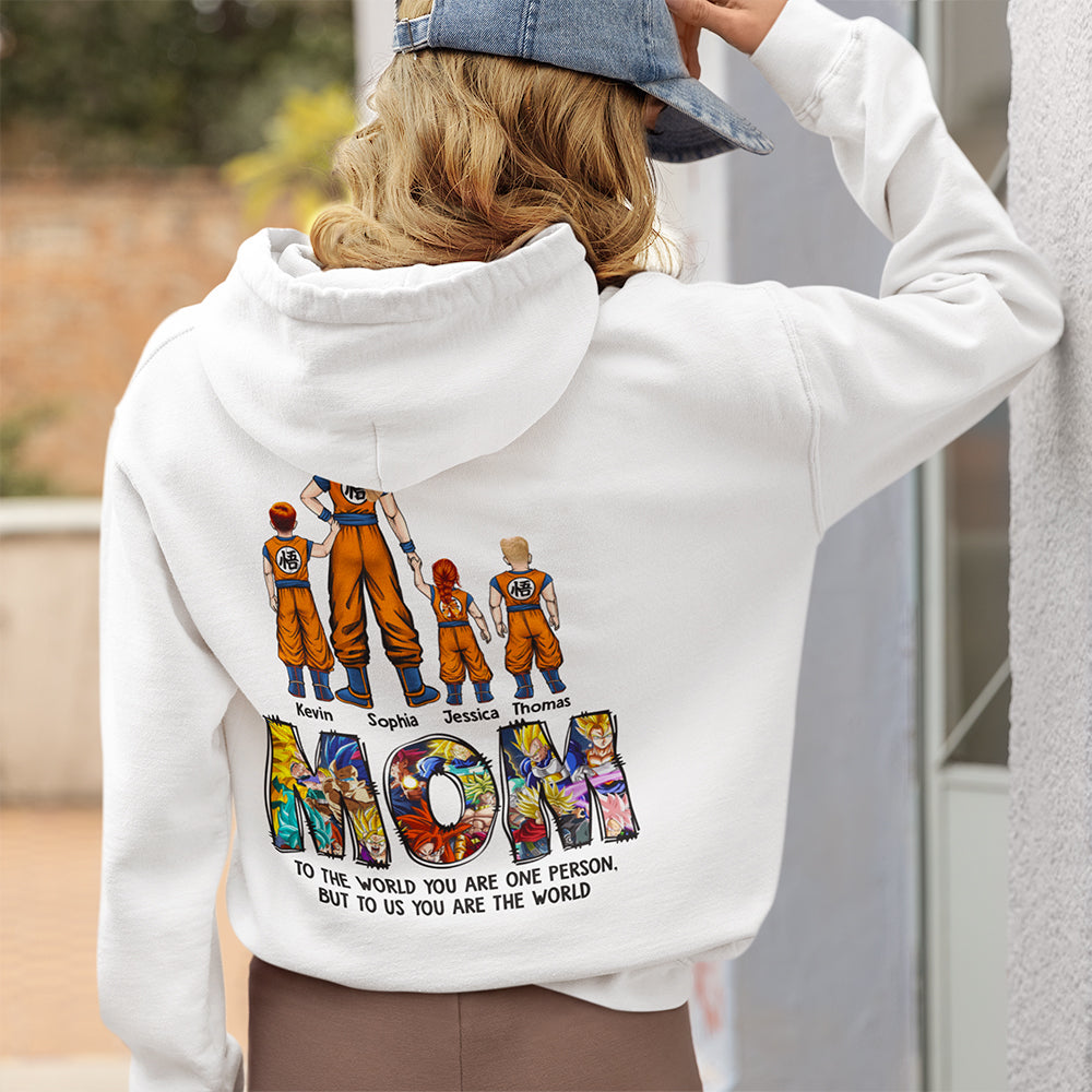 Personalized Gifts For Mom Shirt To Us You Are The World 02acdt280324hh-Homacus