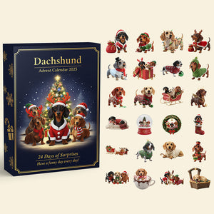 Christmas Advent Calendar Acrylic Blind Box - Gifts For Dog Lovers 01hyta211025-Homacus