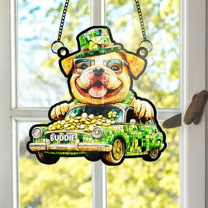 Personalized Gifts For Dog Lover Acrylic Suncatcher Patrick's Day 01XQLU180125-Homacus