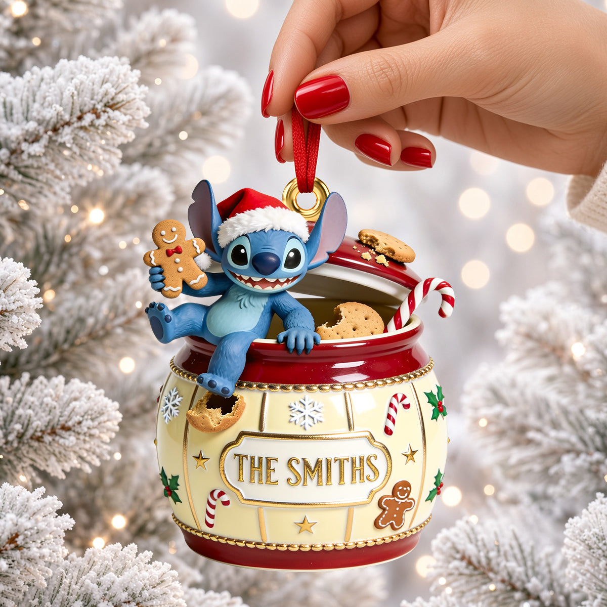 Playful Buddy Jam Jar Ornament - Personalized Gift For Christmas 06HADH021026-Homacus