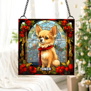 Personalized Gifts For Dog Lovers Suncatcher Ornament 05hutn090924 Chihuahua-Homacus