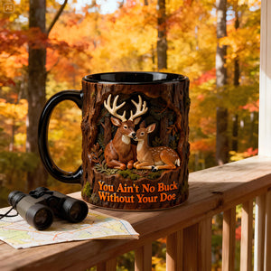 Deer Hunting Couple Mug - Personalized Gifts For Couple 03NADT130126-Homacus