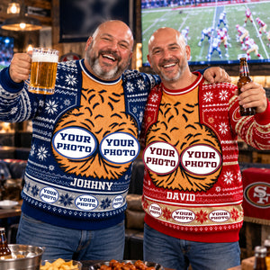 Funny Hairy Chest 3D Knitted Ugly Sweater - Personalized Gifts For Sport Lovers 03ohlu011026