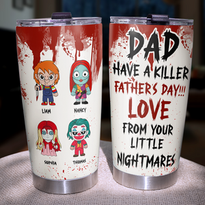 Horror Dad 20oz Tumbler - Personalized Gifts For Dad 03OHPU050525HA-Homacus