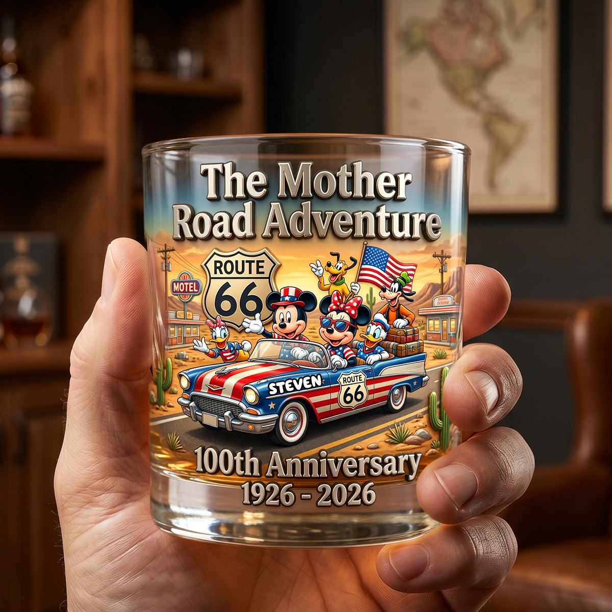 100 Years of Adventure Custom Glass - Personalized Gifts For Road Trip Lovers 02tydh080626-Homacus