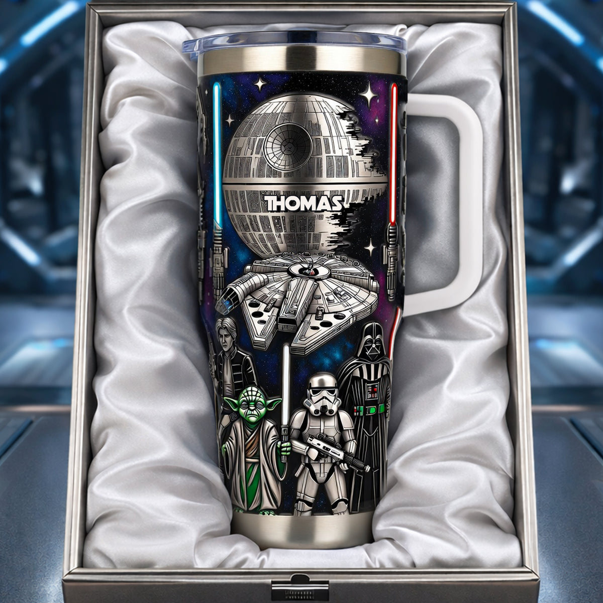 Futuristic Space Warrior Tumbler - Personalized Gifts 03ohlu050326-Homacus