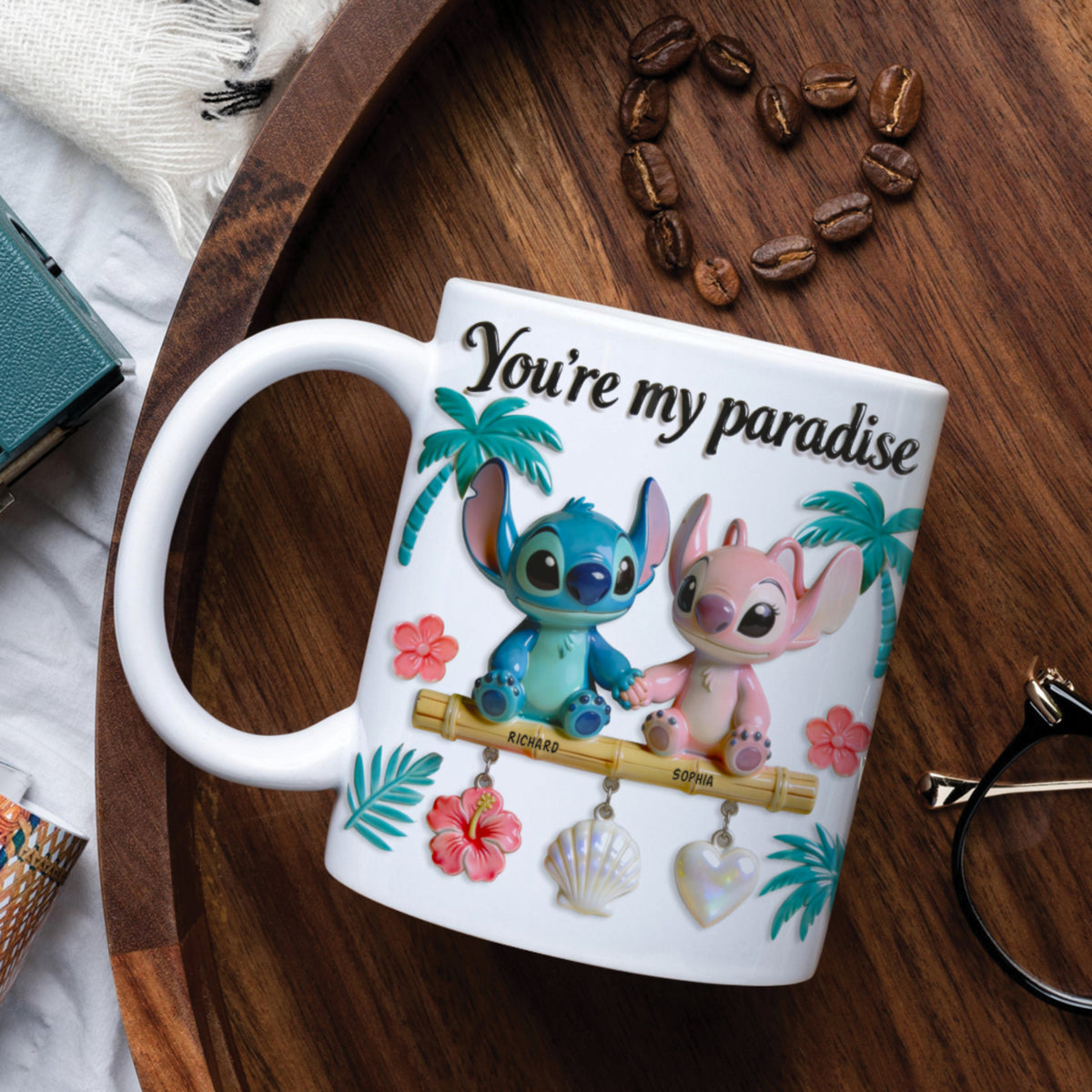 Romantic Couple Coffee Mug - Personalized Gifts For Couple 01toqn080126-Homacus