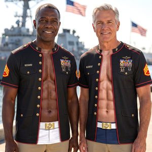 Celebrate Your Service With Humor! Hilarious Vacation Military Uniform 3D Shirt - Personalized Gifts For Veterans 03huqn140726