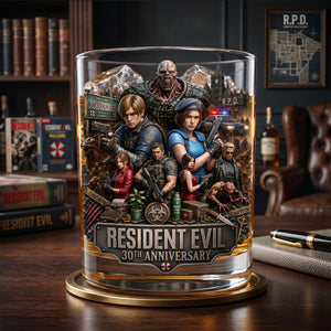 30 Years of Survival Round Glass - Personalized Gifts 04tytn220626-Homacus