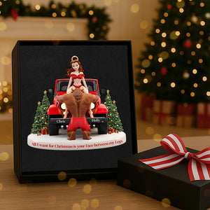 Personalized Gifts For Christmas, Naughty Couple Acrylic Ornament 03ohta241025-Homacus