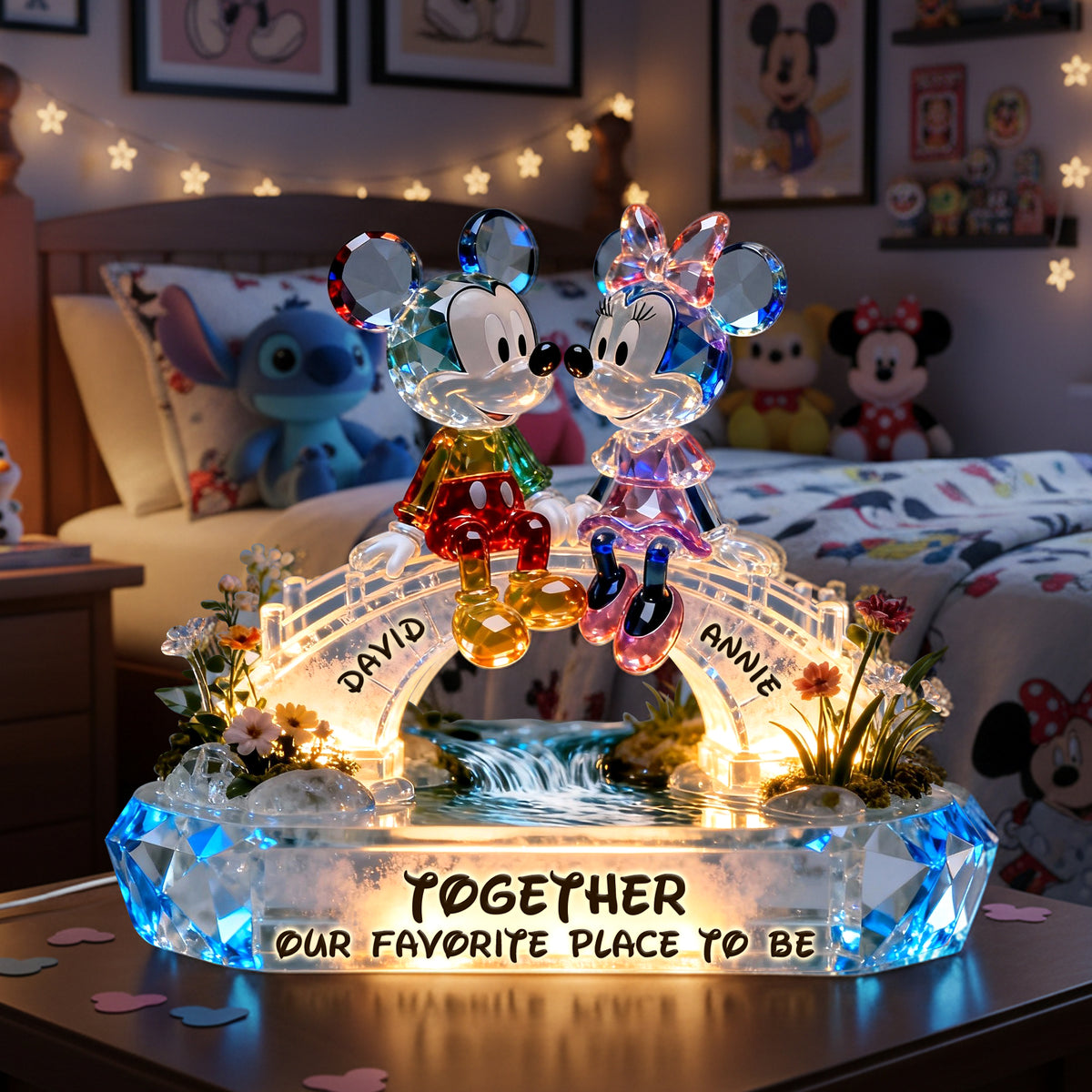 Romantic Couple Acrylic Light Box - Personalized Gifts For Couple 01ohlu111225-Homacus