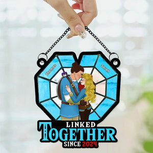 Personalized Gifts For Couple Suncatcher Ornament 03kaqn030125hg-Homacus