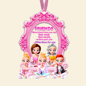 Besties Christmas Ornament Personalized Gifts For Besties 02TGDT140825-Homacus