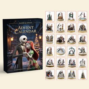 Gothic Couple Advent Calendar Blind Box Christmas Gifts 01PGDT221025-Homacus