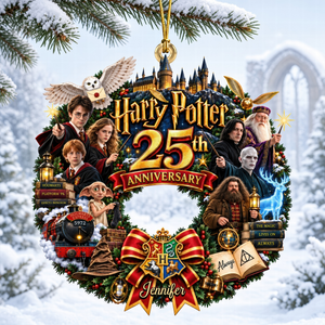 25th Anniversary Fantasy Christmas Ornament - Personalized Gifts For Fantasy Lovers 07ohqn091026-Homacus