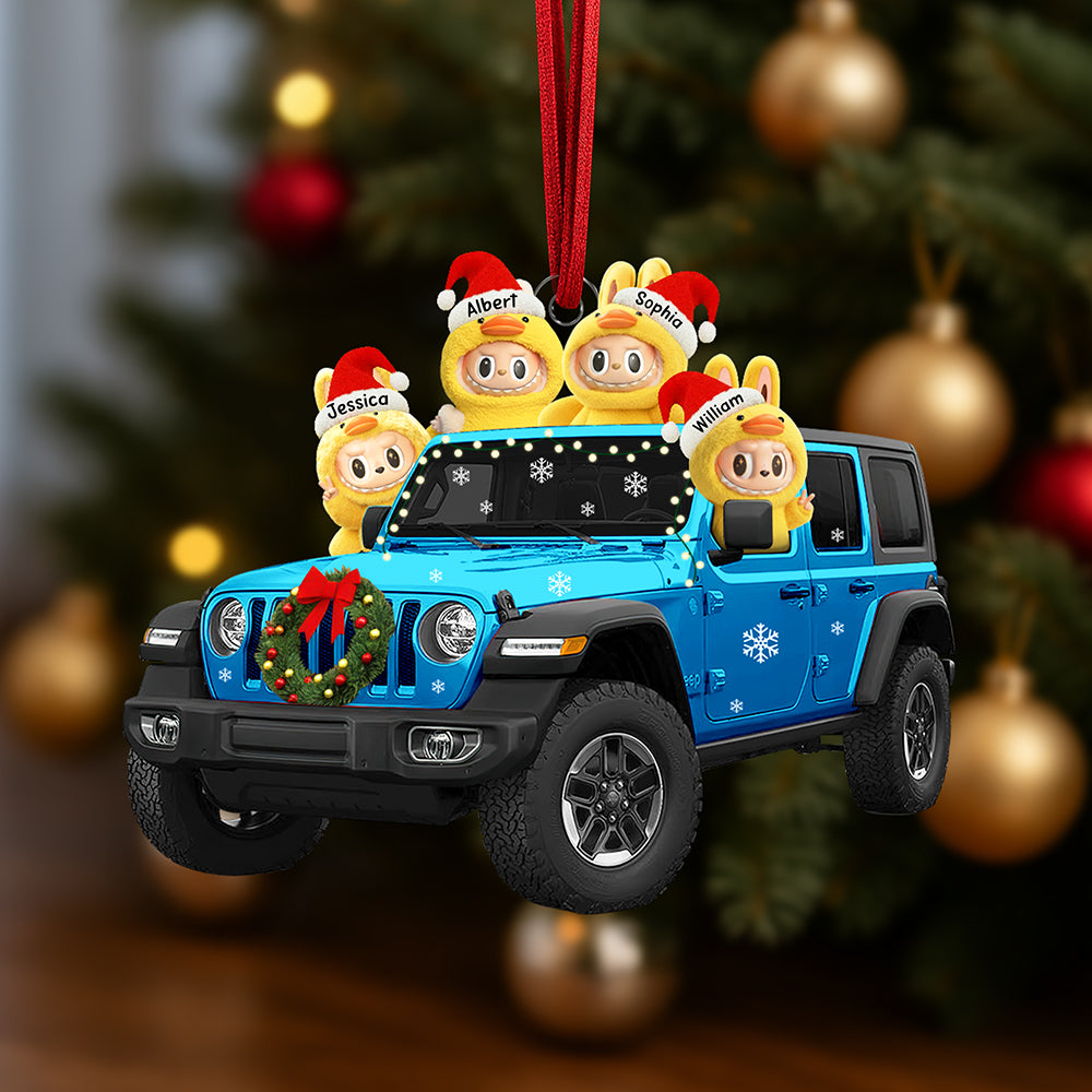 Monster Duck Off-road Christmas Ornament, Personalized Gifts For Off-road Lovers 03qhqn090925-Homacus