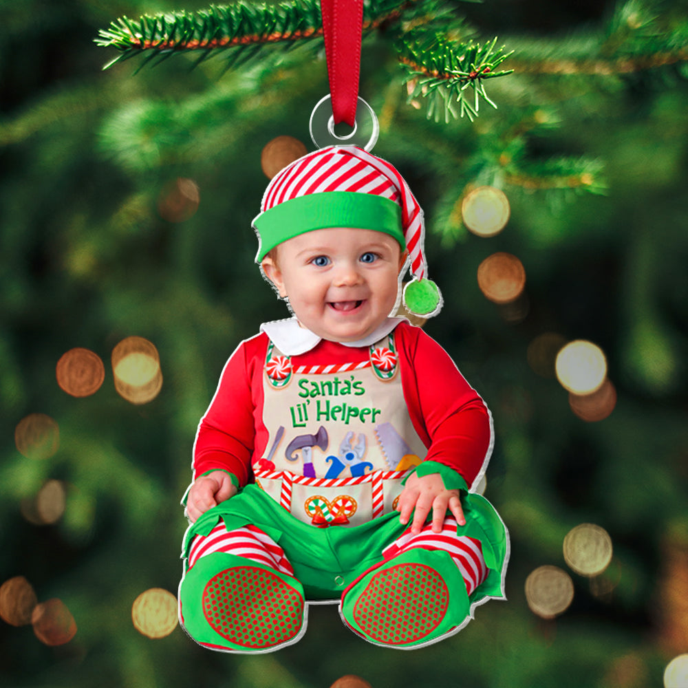 Funny Custom Face For Kids 03hutn260824 Personalized Christmas Ornament-Homacus