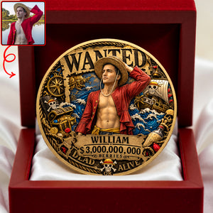 Custom Photo Printed Metal Coin - Personalized Gifts For Anime Lovers 04toqn120626