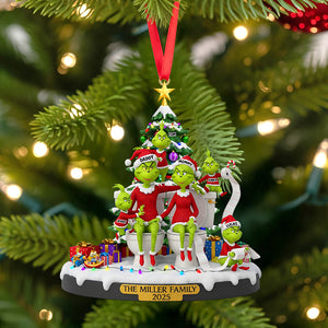 Personalized Gifts For Family Christmas Ornament 02natn180925-Homacus