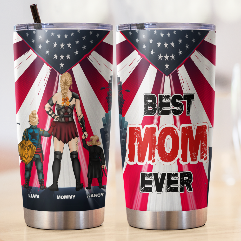 Personalized Gifts For Mom Tumbler Best Mom Ever 03topu140425hg-Homacus
