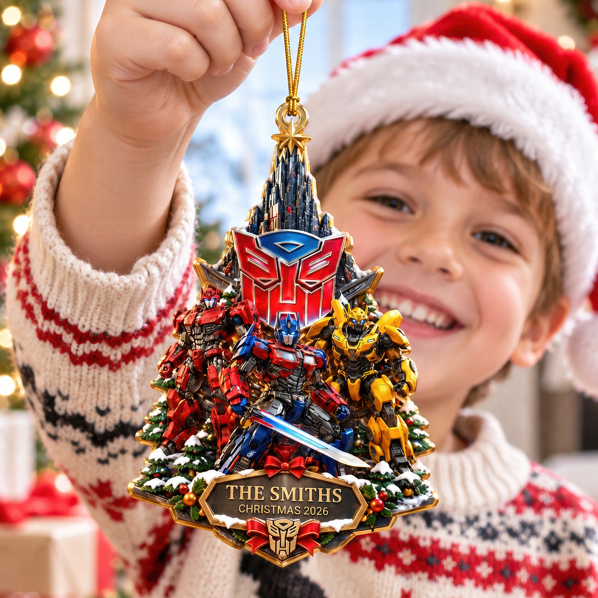 Science Robot Fiction Ornament - Personalized Gifts For Christmas Ornament 03TTQN180926