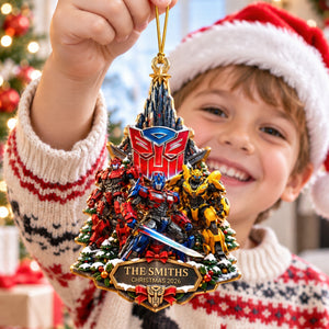 Science Robot Fiction Ornament - Personalized Gifts For Christmas Ornament 03TTQN180926