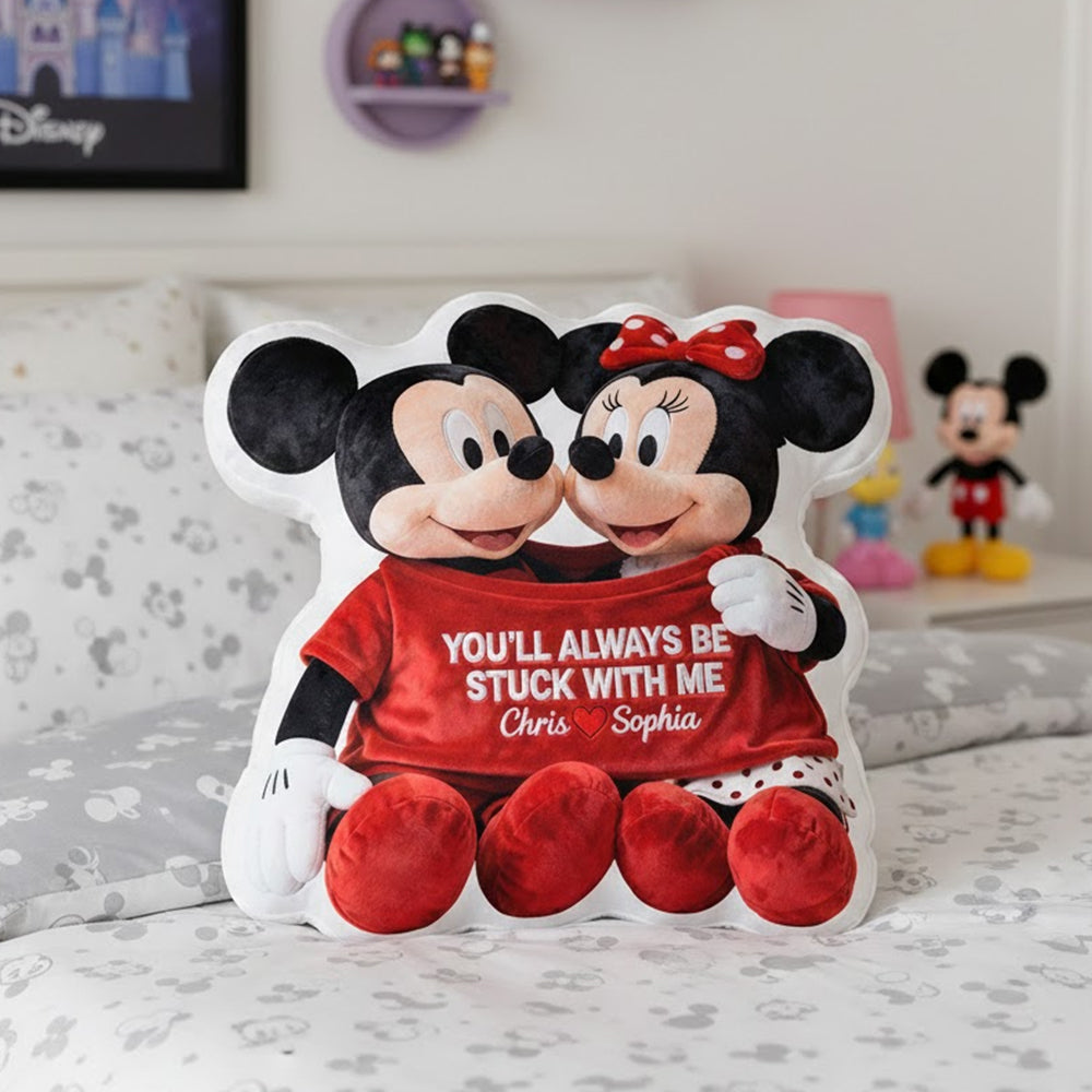 Couple In Cute Shirt Pillow, Personalized Gifts For Couple 03qhtn111225-Homacus