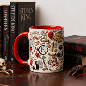 Horror Book Icon Accent Mug - Personalized Gifts 02nalu220126-Homacus