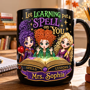 Spooky Witch Spell Accent Mug - Personalized Halloween Gifts 04hudt270826-Homacus