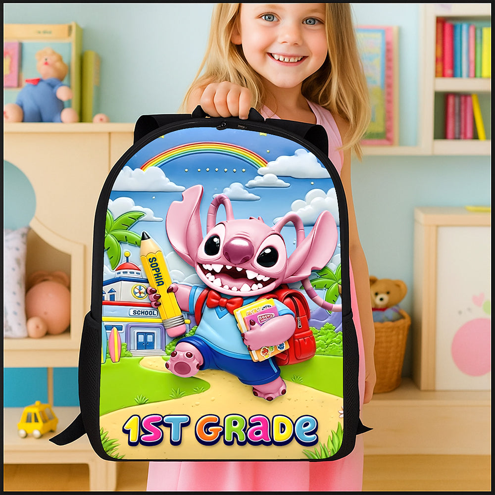 Adorable Cartoon School Bag - Personalized Gifts For Kids 01toqn060825-Homacus