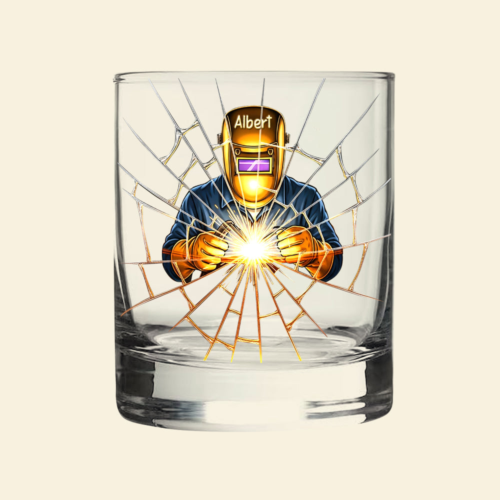 Professional Welder Drinking Glass – Personalized Gifts For Welder 02hyqn271125-Homacus