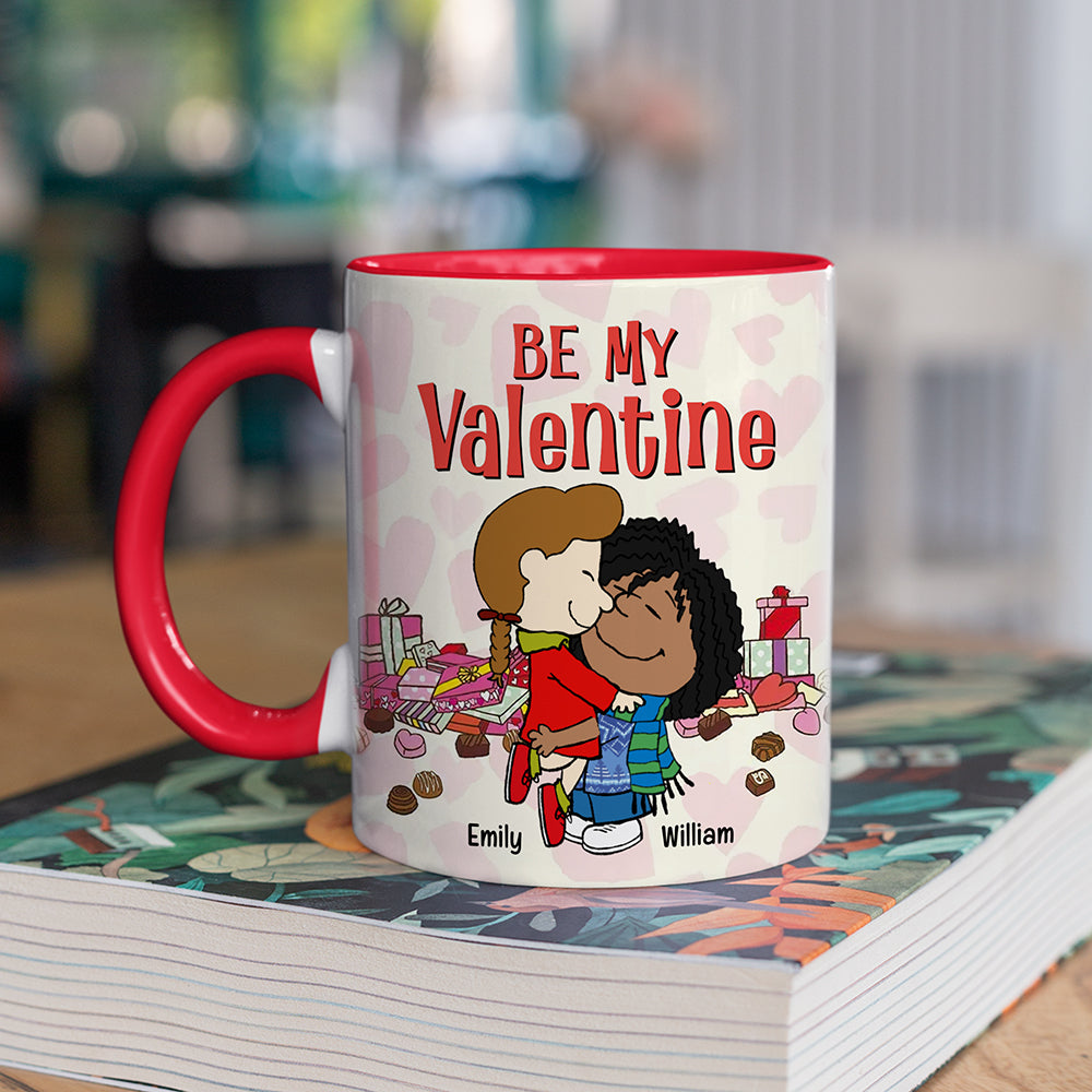 Personalized Gifts For Couple Be My Valentine Accent Mug 05XQQN291124HG-Homacus