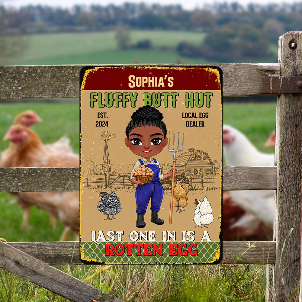 Custom Chicken Coop Signs - Personalized Sign 03natn140325hh-Homacus