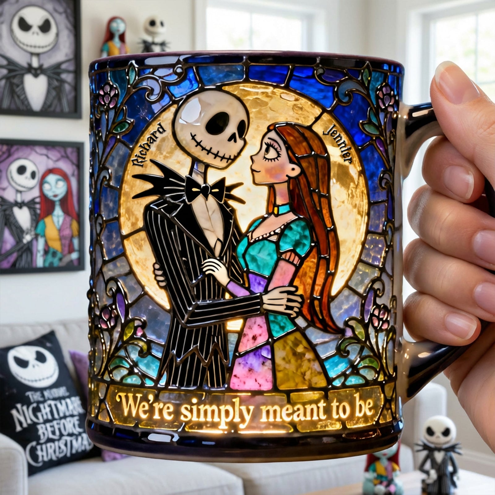 Gothic Couple Coffee Mug - Personalized Gifts For Couple 05hyqn160126-Homacus