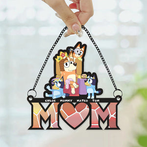 Personalized Gifts For Mom Suncatcher Ornament 02nadt220424 Mother's Day-Homacus