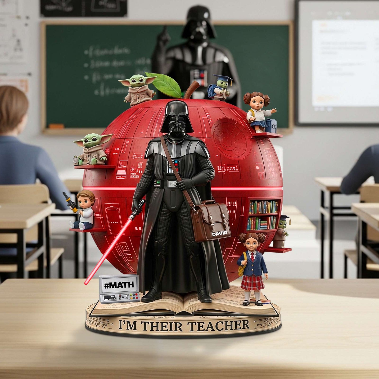 Galactic Teacher Acrylic Plaque - Personalized Gifts For Teacher 03TGTN140625-Homacus