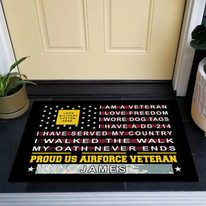 Personalized Gifts For Veteran Doormat I Walked The Walk 02pjdt041124-Homacus