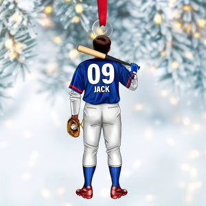 Personalized Gift For Baseball Batter Christmas Ornament 03ACTN141124TM-Homacus