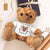 Custom Photo Gifts For Kids Bear With Shirt 03natn200225 A Cuddle From Heaven I'm Always With You-Homacus