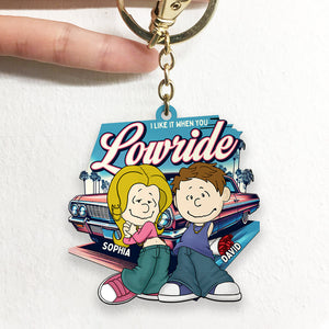 Personalized Gifts For Couple Keychain, Love Lowrider Car 01qhdt040125hg-Homacus